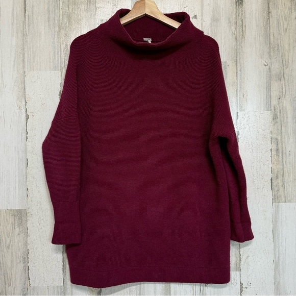 Free People Ribbed Oversized Sweater Size XS - Picture 1 of 8